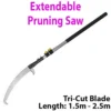1.5m 2.5m Extendable Pruning Saw Garden Bush Branch Twig Cut Tool Allotment -Leaf Shop 1 5m 2 5m extendable pruning saw garden bush branch twig cut tool allotment5055538154829 01c MP