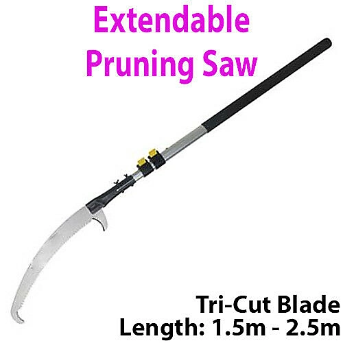 1.5m 2.5m Extendable Pruning Saw Garden Bush Branch Twig Cut Tool Allotment 3 1.5m 2.5m Extendable Pruning Saw Garden Bush Branch Twig Cut Tool Allotment