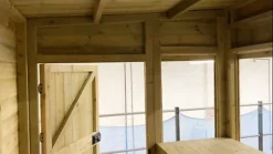 12 X 5 Pressure Treated Wooden T&G Pent Potting Greenhouse + Bench (12' X 5' / 12ft X 5ft) -Leaf Shop 12 x 5 pressure treated wooden t g pent potting greenhouse bench 12 x 5 12ft x 5ft 0792273861852 04c MP