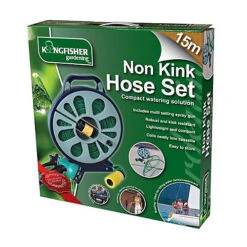 15m Lay-Flat Garden Hose Pipe With Storage Cassette -Leaf Shop 15m lay flat garden hose pipe with storage cassette5056589103668 04c MP