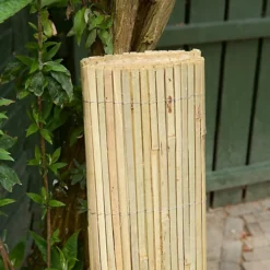 2 Rolls Of 4m X 1.5m Bamboo Split Slat Fencing Screening Rolls For Garden Outdoor Privacy -Leaf Shop 2 rolls of 4m x 1 5m bamboo split slat fencing screening rolls for garden outdoor privacy5060637306796 04c MP