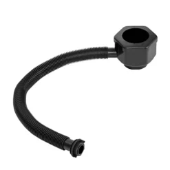 2 X Slimline 100L Black Water Butt With Stand & Filler Pipe -Leaf Shop 2 x slimline 100l black water butt with stand filler pipe5060950100354 04c MP
