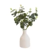 25cm Eucalyptus Stems Artificial Plant In Natural Ceramic Bottle Vase -Leaf Shop 25cm eucalyptus stems artificial plant in natural ceramic bottle vase5010795682676 02c bq