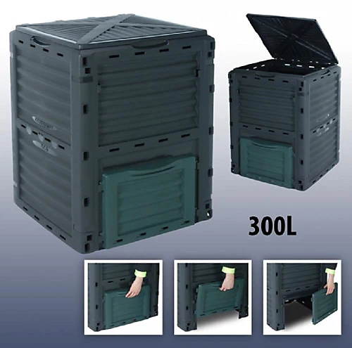 300 Litre Garden Composter Eco Compost Converter Recycling Soil Storage Bin Waste Box 3 300 Litre Garden Composter Eco Compost Converter Recycling Soil Storage Bin Waste Box