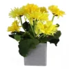 Leaf 33cm Artificial Potted Daisy Yellow -Leaf Shop 33cm artificial potted daisy yellow5060950401123 01c MP