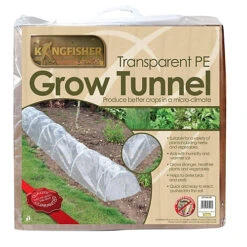 3M Garden Polythene Poly PE Plastic Grow Tunnel Plant Vegetable Allotment Cover -Leaf Shop 3m garden polythene poly pe plastic grow tunnel plant vegetable allotment cover5055521173899 03c MP