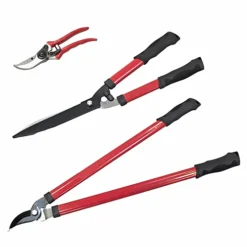 3pc Gardening Pruning Set Lopping Shears Cutters Trees Branches Hedges Loppers