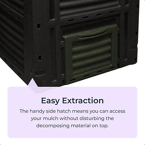 450L Garden Compost Bin Accelerator Outdoor Bins Food Waste Mulch For Gardening 5 450L Garden Compost Bin Accelerator Outdoor Bins Food Waste Mulch For Gardening - Image 3