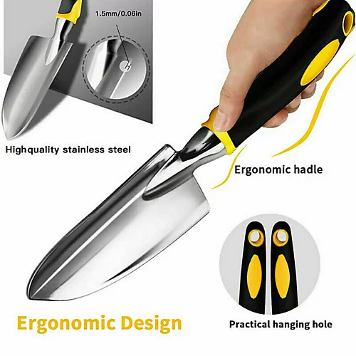 5 Piece Gardening Tools Set Aluminium Garden Kit Trowel Secateurs Fork Weeder 4 5 Piece Gardening Tools Set Aluminium Garden Kit Trowel Secateurs Fork Weeder - Image 2