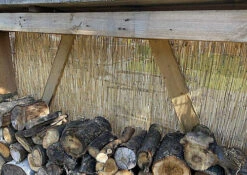 5m X 1.5m Bamboo Screening Roll Natural Fence Panel Peeled Reed Fencing Outdoor Garden -Leaf Shop 5m x 1 5m bamboo screening roll natural fence panel peeled reed fencing outdoor garden9664367725917 04c MP