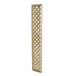 6ft Pine Trellis Panel (W)30cm X (H)183cm