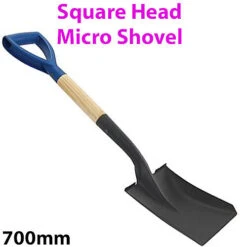 700mm Square Head Micro Shovel MYD Handle Digging Dig Scoop Garden/Land Spade
