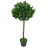 90cm Leaf Design UK Artificial Realistic Bay Laurel Topiary Ball Tree -Leaf Shop 90cm leaf design uk artificial realistic bay laurel topiary ball tree5060532977503 01c MP