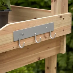 92cm Wide Wooden Greenhouse / Garden Potting Table / Bench -Leaf Shop 92cm wide wooden greenhouse garden potting table bench5056589102234 03c MP