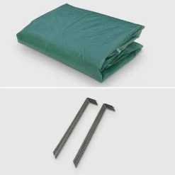 9m² Polyethylene Tunnel Greenhouse - 297x295x196cm - Thym - Green -Leaf Shop 9m polyethylene tunnel greenhouse 297x295x196cm thym green3760287185643 06c MP