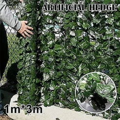 Abaseen 1mx3m Ivy Leaves Trellis Artificial Screen Garden Fence -Leaf Shop abaseen 1mx3m ivy leaves trellis artificial screen garden fence5056533585205 03c MP