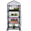 Abaseen 4 Tier Mini Greenhouse With Frame And Cover, Greenhouses For The Garden Outdoor, Patio And Backyard 160x69x49cm (HxWxD) -Leaf Shop abaseen 4 tier mini greenhouse with frame and cover greenhouses for the garden outdoor patio and backyard 160x69x49cm hxwxd 5056533586073 01c MP