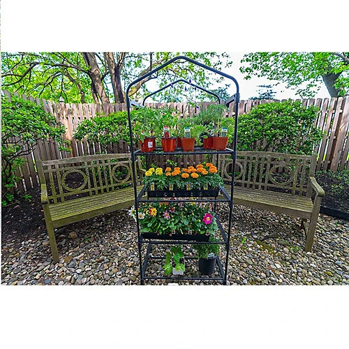 Abaseen 4 Tier Mini Greenhouse With Frame And Cover, Greenhouses For The Garden Outdoor, Patio And Backyard 160x69x49cm (HxWxD) 5 Abaseen 4 Tier Mini Greenhouse With Frame And Cover, Greenhouses For The Garden Outdoor, Patio And Backyard 160x69x49cm (HxWxD) - Image 3