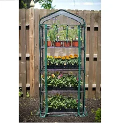 Abaseen 4 Tier Mini Greenhouse With Frame And Cover, Greenhouses For The Garden Outdoor, Patio And Backyard 160x69x49cm (HxWxD) 9 Abaseen 4 Tier Mini Greenhouse With Frame And Cover, Greenhouses For The Garden Outdoor, Patio And Backyard 160x69x49cm (HxWxD) -Leaf Shop abaseen 4 tier mini greenhouse with frame and cover greenhouses for the garden outdoor patio and backyard 160x69x49cm hxwxd 5056533586073 04c MP