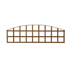 Arched Pine Trellis Panel (W)183cm X (H)57cm
