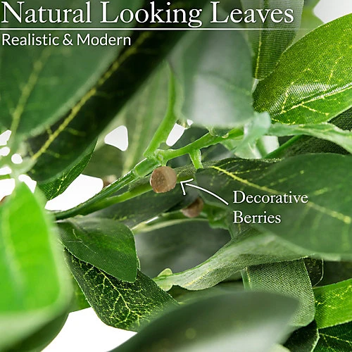 Artificial Bay Tree Large Potted Indoor Outdoor Topiary Decoration 3ft 5 Artificial Bay Tree Large Potted Indoor Outdoor Topiary Decoration 3ft - Image 3