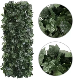 Artificial Expandable Faux Leaf Fence Privacy Screen For Balcony Patio 1PC Green 2x1m -Leaf Shop artificial expandable faux leaf fence privacy screen for balcony patio 1pc green 2x1m3110410591740 03c MP