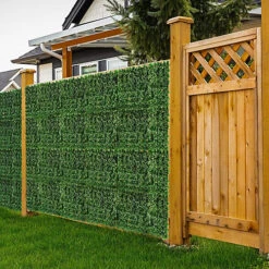 Artificial Hedge Ivy Leaf Garden Fence Wall Privacy Balcony Screening Trellis 0.5m X 3m