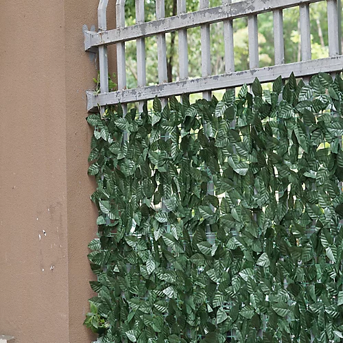 Artificial Hedge Ivy Leaf Garden Fence Wall Privacy Balcony Screening Trellis 0.5m X 3m 5 Artificial Hedge Ivy Leaf Garden Fence Wall Privacy Balcony Screening Trellis 0.5m X 3m - Image 3