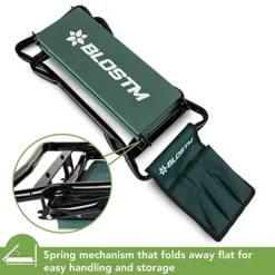 BLOSTM Garden Foldaway Kneeler & Bench -Leaf Shop blostm garden foldaway kneeler bench5060914441684 03c MP