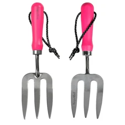 Burgon & Ball Pink Hand Fork