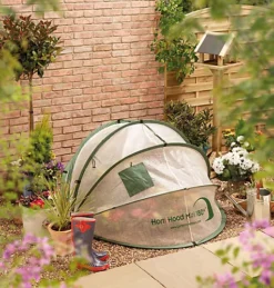 CAVE INNOVATIONS Horti Hood MINI 180 Folding Grow Dome - Cloche/Cold Frame/Mini Greenhouse -Leaf Shop cave innovations horti hood mini 180 folding grow dome cloche cold frame mini greenhouse5060655954467 04c MP