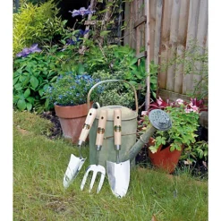 Draper Stainless Steel Hand Fork And Trowels Set With Ash Handles (3 Piece) 09565 -Leaf Shop draper stainless steel hand fork and trowels set with ash handles 3 piece 095655010559095650 04c MP