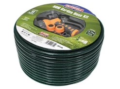 Faithfull 710391665024606 PVC Garden Hose 50m With Fittings & Spray Gun FAIHOSE50AV -Leaf Shop faithfull 710391665024606 pvc garden hose 50m with fittings spray gun faihose50av5023969003719 03c MP