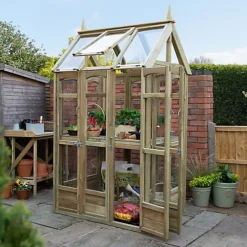 Forest Garden Victorian Walk Around 4x3 Greenhouse With Auto Vent -Leaf Shop forest garden victorian walk around 4x3 greenhouse with auto vent5013053176368 01i