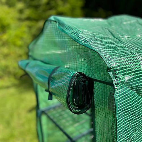 Four Tier Mini Greenhouse With Reinforced Cover 6 Four Tier Mini Greenhouse With Reinforced Cover - Image 4