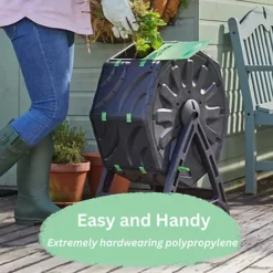 Garden Compost Tumbler 17 Gallon -Leaf Shop garden compost tumbler 17 gallon5050642066730 05c MP