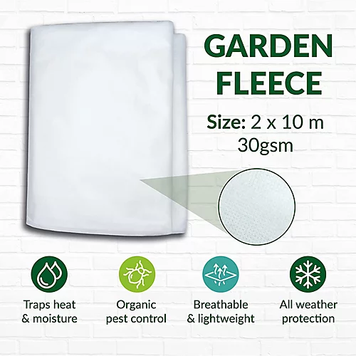 Garden Fleece Plant Protection Rolls For Plant Fleece Frost Protection For Your Plants (2m X 10m) 4 Garden Fleece Plant Protection Rolls For Plant Fleece Frost Protection For Your Plants (2m X 10m) - Image 2