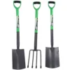 Garden Fork, Digging Spade And Border Spade Carbon Steel Blades 3pc Gardening 2 Garden Fork, Digging Spade And Border Spade Carbon Steel Blades 3pc Gardening -Leaf Shop garden fork digging spade and border spade carbon steel blades 3pc gardening5056316361835 01c MP