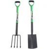 Garden Gardening Border Fork + Border Spade Carbon Steel Blades 2pc Set -Leaf Shop garden gardening border fork border spade carbon steel blades 2pc set5056316361811 01c MP