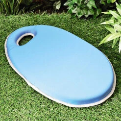 Garden Kneeling Pad - Blue Memory Foam Lightweight Waterproof Kneel Cushion Mat With Carry Handle - L50cm X W31cm X D5cm -Leaf Shop garden kneeling pad blue memory foam lightweight waterproof kneel cushion mat with carry handle l50cm x w31cm x d5cm5053335626297 04c MP
