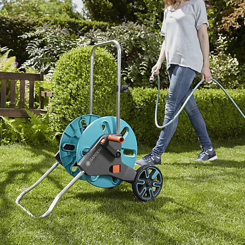 Gardena Aquaroll Freestanding Empty Hose Cart With Wheels 6 Gardena Aquaroll Freestanding Empty Hose Cart With Wheels - Image 4