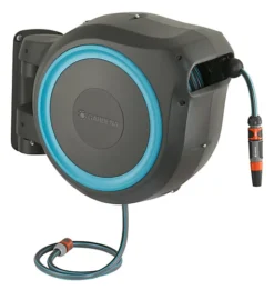 Gardena Rollup XL Wall-mounted Auto Hose Pipe Set (L)35m -Leaf Shop gardena rollup xl wall mounted auto hose pipe set l 35m4078500052061 21c bq