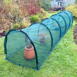 GardenSkill Pro Gro Garden Net Grow Tunnel Hoop House Plant Vegetable Allotment Cover 5x1m H -Leaf Shop gardenskill pro gro garden net grow tunnel hoop house plant vegetable allotment cover 5x1m h5060266502118 03c MP