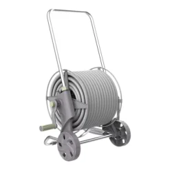 GoodHome Watering Freestanding Manual Hose Cart Set (L)40m