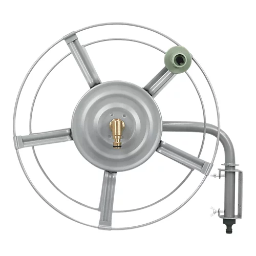 GoodHome Watering Wall-mounted Empty Hose Reel Without Wheels 3 GoodHome Watering Wall-mounted Empty Hose Reel Without Wheels