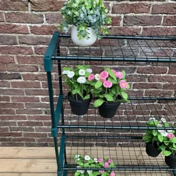Greenhouse Staging Shelving Racking 4 Tier (Pack Of 2) 8 Greenhouse Staging Shelving Racking 4 Tier (Pack Of 2) -Leaf Shop greenhouse staging shelving racking 4 tier pack of 2 5060266598654 03c MP