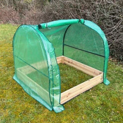 Grow Tunnel For Raised Vegetable Bed (125cm X 125cm X 100cm) -Leaf Shop grow tunnel for raised vegetable bed 125cm x 125cm x 100cm 5056589502133 04c MP