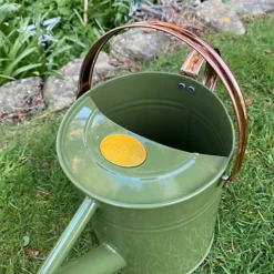 Heritage Tweed Green Metal & Copper Watering Can (3.5 Litre) -Leaf Shop heritage tweed green metal copper watering can 3 5 litre 5060575102252 04c MP
