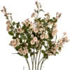 Hill Interiors Faux Wild Meadow Rose Cream/Green (One Size) -Leaf Shop hill interiors faux wild meadow rose cream green one size 5057819890051 01c MP