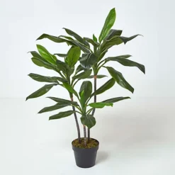 Homescapes Artificial Cordyline Plant In Pot, 100 Cm Tall